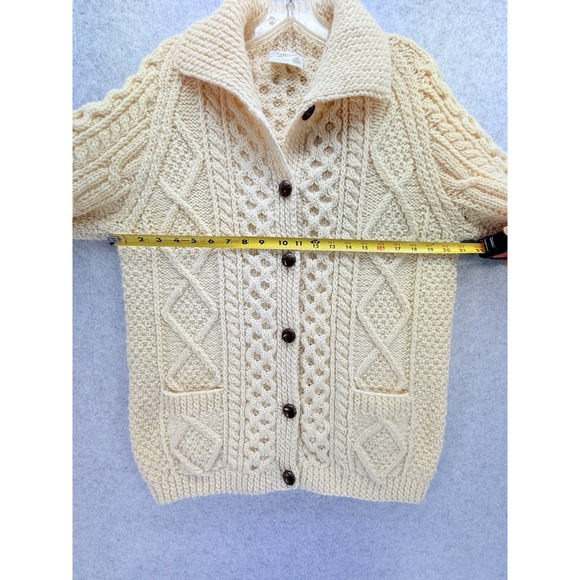 Carraig Aran Ireland Cable Knit Wool Fisherman's Sweater-No Size - See Pics - Picture 5 of 7